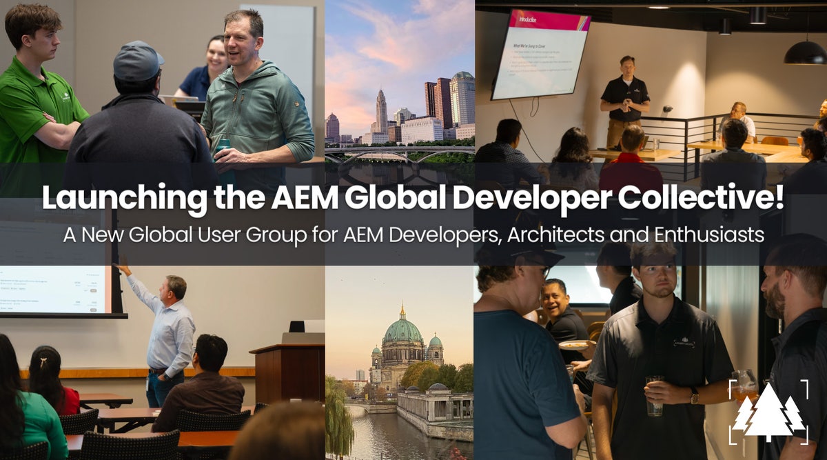 Lançamento do Grupo de Usuários AEM Global Developer Collective!