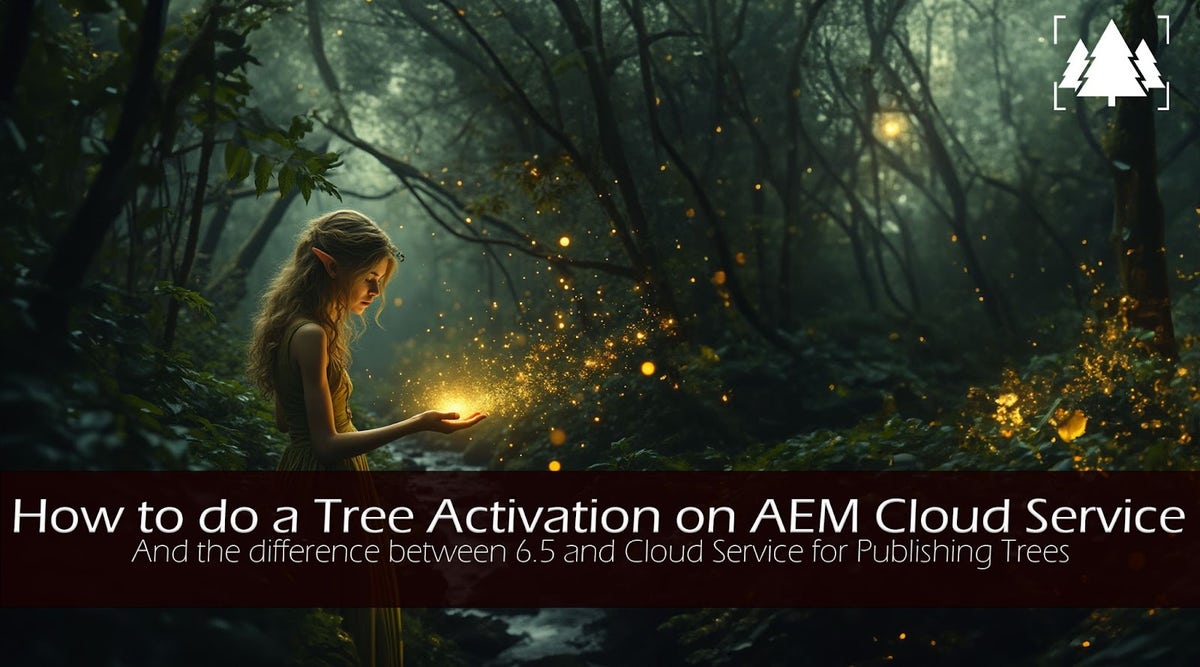 如何在 AEM 云服务上执行树激活